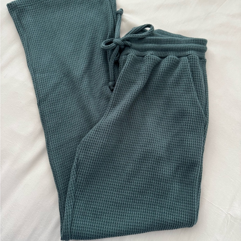 Kids Waffle Knit pants with pockets